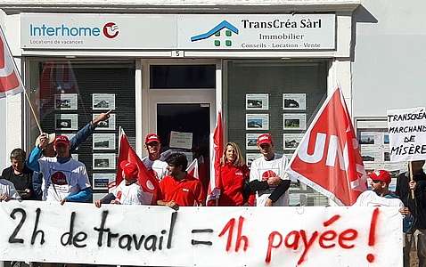 Action à Lausanne devant TransCréa, société impliquée dans le conglomérat mis en cause.